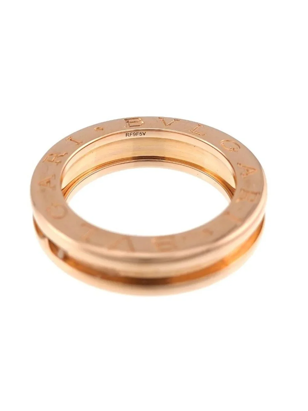 Bvlgari Band 48 Ring 18K Pink Gold